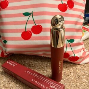 Rare Beauty Lip Oil in Deep Red